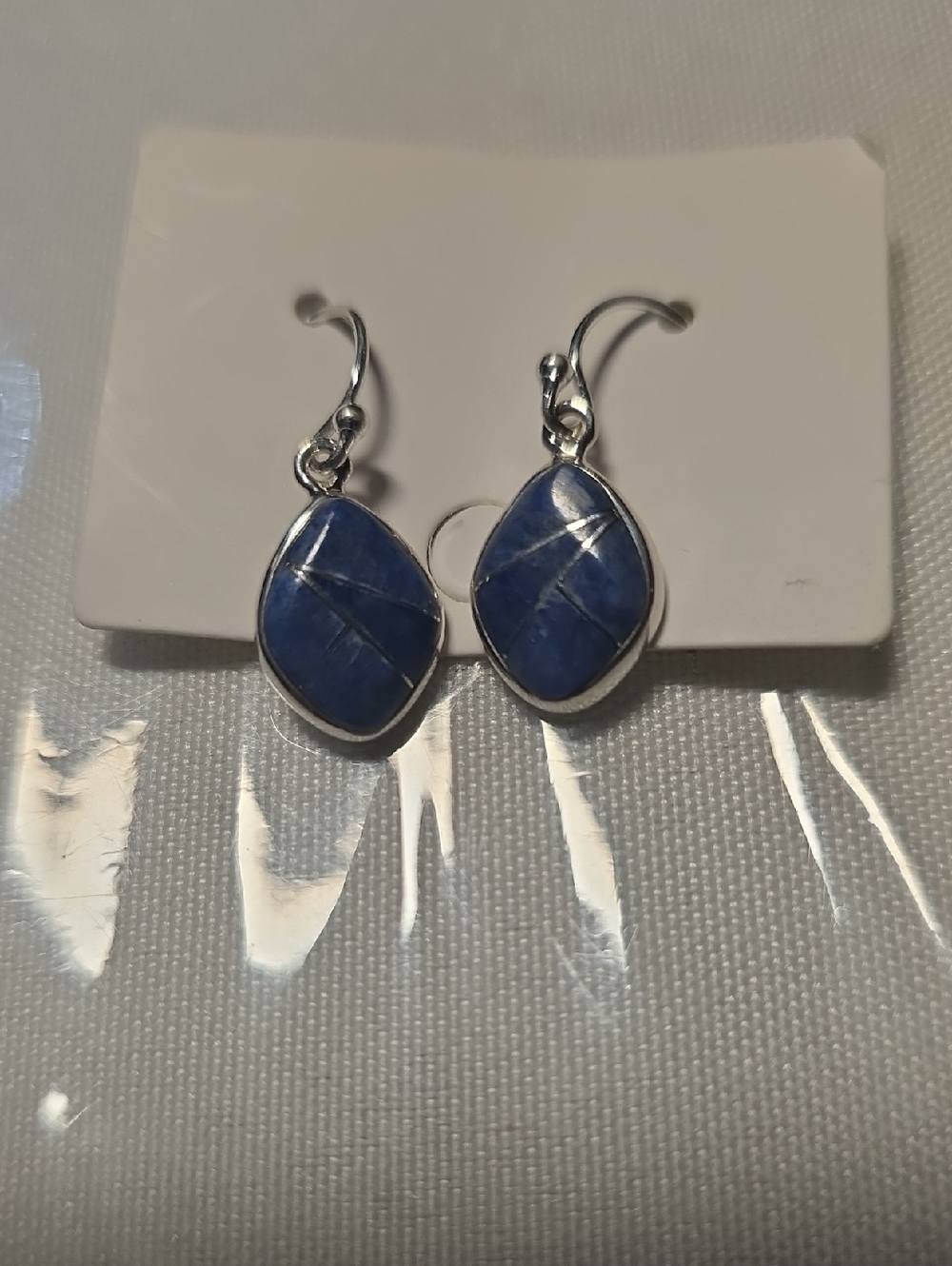Blue  Lapis Stone Drop Earrings - Fashion Brand